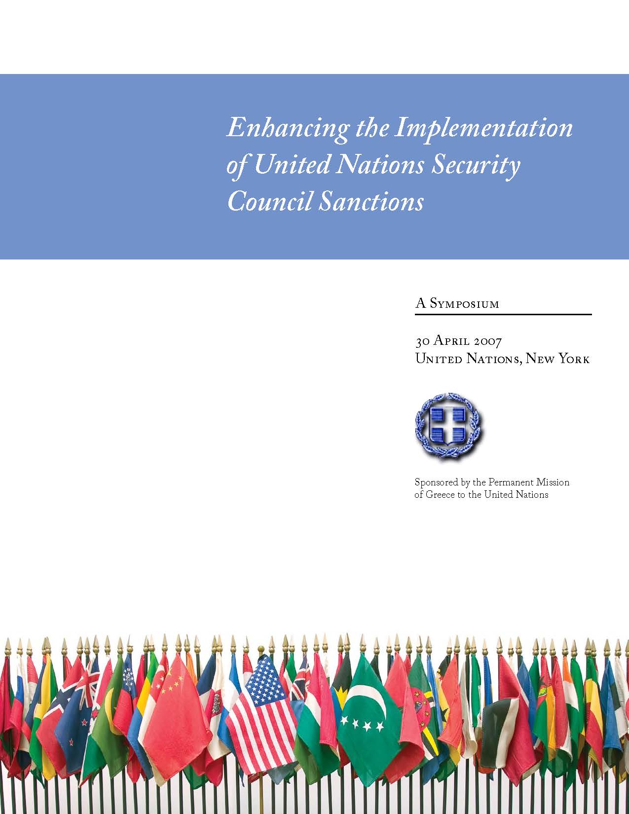 Enhancing the Implementation of United Nations Security Council Sanctions