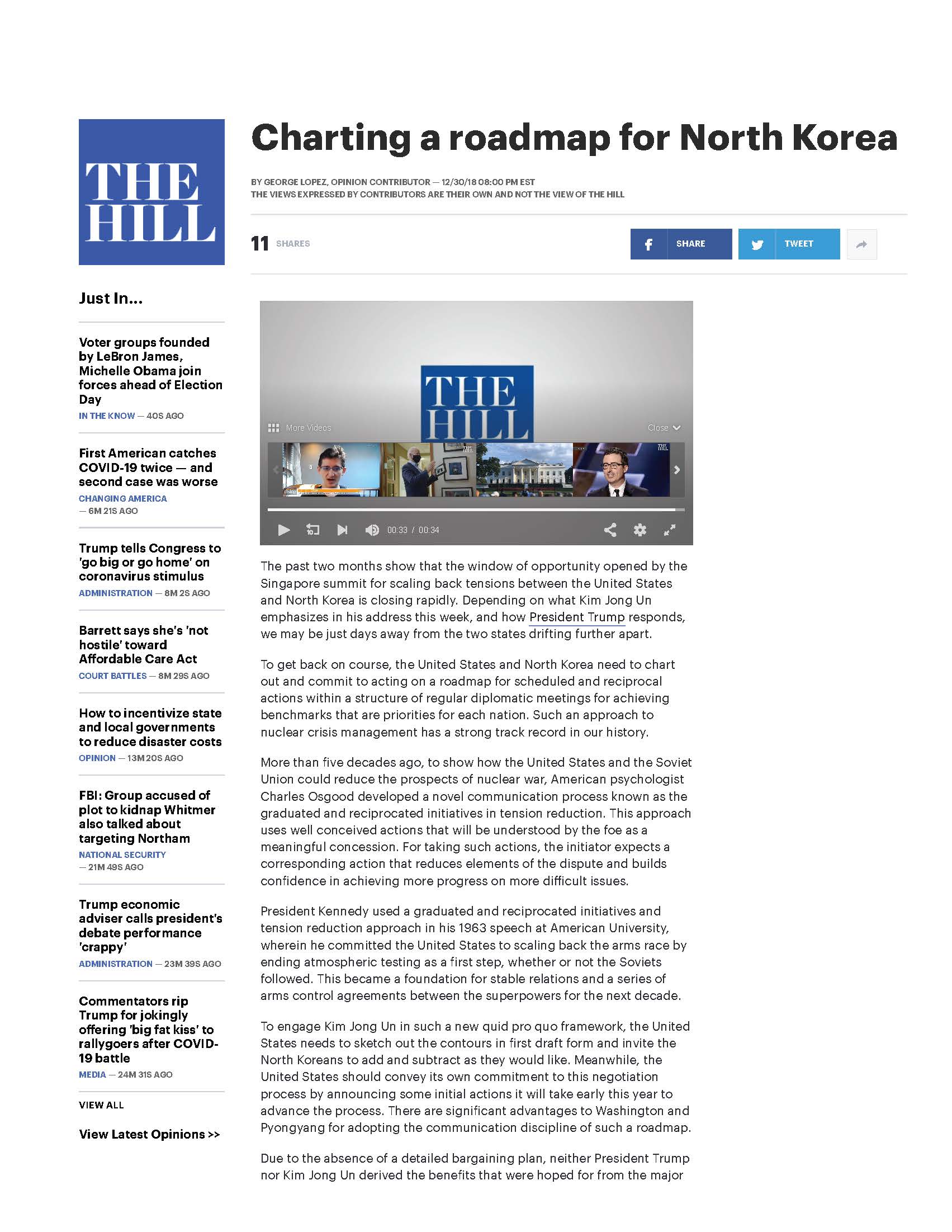 Charting a Roadmap for North Korea